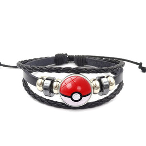 Anime Pokemon Bracelet Cosplay Prop Accessories jewelry Poke Ball Wristband Pokemon Go