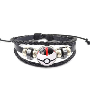 Anime Pokemon Bracelet Cosplay Prop Accessories jewelry Poke Ball Wristband Pokemon Go