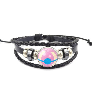 Anime Pokemon Bracelet Cosplay Prop Accessories jewelry Poke Ball Wristband Pokemon Go